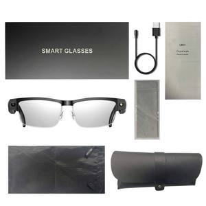 Gafas inteligentes L802 con reproducción de música BT y llamadas de voz, traducción en tiempo real con IA, fotografía de 8MP, grabación de video 1080P, unisex. - Product Image 5