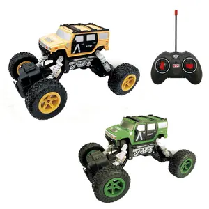 QS Wholesale Full Function Remote Control Off-Road Car Toys Kids Military Series R/C Climbing Model Vehicle Toys With Light