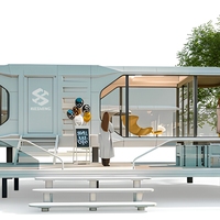 Capsule spatiale 20/40 pieds, hub multifonctionnel de haute technologie, usage résidentiel et commercial, pour le travail, la vie et diverses applications