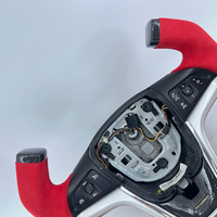 Volant en fibre de carbone personnalisable pour Chevrolet Camaro 2012 2013 2014 2015, design sportif de style F1