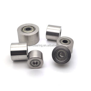 RORS20 RORS30 304 ролики из нержавеющей стали металлические шкивы, роликовые вставки для конвейера, двойной подшипник, приводное колесо из нержавеющей стали - Product Image 2