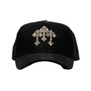 Gorra de Béisbol de Gamuza de Primera Calidad, Estilo Desgastado, 5 Paneles, Visera Curva, Ajustable, Unisex, Marca Barbas - Product Image 2