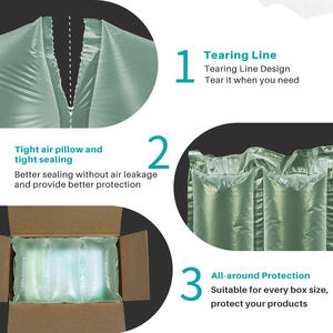 Rouleau de film d'oreiller de coussin d'air gonflable PA/HDPE/PE recyclé professionnel 100% étanche pour emballage de protection - Product Image 6