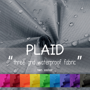 Tela impermeable de tafetán de poliéster a cuadros 210T, revestimiento de PU para cometa, tela de paraguas, tela hecha a mano DIY - Product Image 2