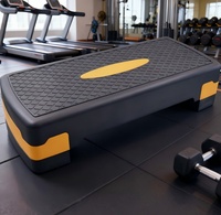 Plateforme d'Exercice Aérobic Professionnelle en PP de Nouvelle Conception, Marchepied Réglable pour la Musculation à Domicile, Entraînement Cardio