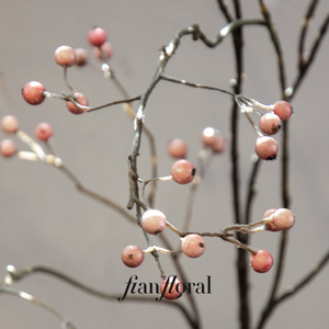 FONG IAN Atacado de Frutas Artificiais Feitas à Mão, Flores de Mirtilo Falsas para Decoração de Inverno, Natal, Dia das Mães e Festas - Product Image 5