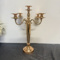 Vase à fleurs carré en acier inoxydable plaqué or personnalisé de 60 cm, centre de table pour la décoration de mariage