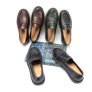 Nouveaux Mocassins Rétro pour Hommes en Cuir Véritable Première Couche Antidérapants Légers Confortables pour la Conduite - Product Image 6