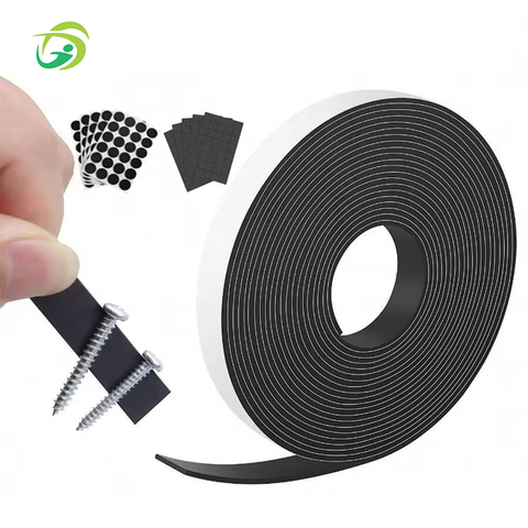 Free Sample Cloth Single Sided Magnetic Tape Strips Heavy Duty Eco-Friendly Adhesive Tape Rolls