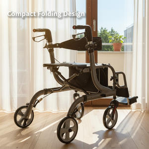 Deambulatore-Sedia a Rotelle Relaxsmith per Pazienti Ospedalizzati, Ausilio per la Mobilità Confortevole e Pratico per Uso Ospedaliero - Product Image 2