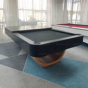 Großhandel Hochwertiger Professioneller 8-Ball Billardtisch Luxuriöser Fusion-Konvertierbarer Pooltisch mit Esstischplatte und Bänken - Product Image 4