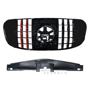 X167 Auto Parts Chrome Parachoques delantero Parrilla <span class=keywords><strong>central</strong></span> Chrome Car Grills Parrilla delantera negra para Mercedes Benz <span class=keywords><strong>GLS</strong></span> Class X167 2020 + - Product Image 3