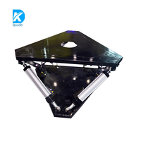 Robot industriel KD, simulateur de mouvement électrique 3/6DOF, composants principaux incluant moteur, boîte de vitesses, moteur 1 kW 220V 350 kg, garantie 1 an