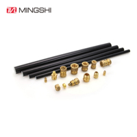 Raccords multicouches PEX-AL-PEX pour tuyaux, avec joints toriques EPDM plaqués nickel, raccords en U et en T égaux en laiton à sertir