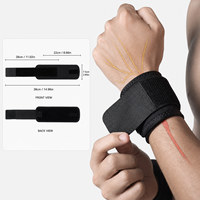 Attelle de poignet unisexe réglable pour le sport, protection contre les entorses et la douleur, stabilisateur de poignet à fermeture auto-agrippante pour la musculation