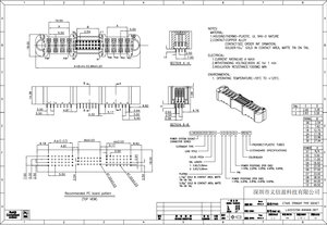 Cao hiện tại 60A 600V kết nối điện pin tín hiệu pin lưỡi pin kết nối cho pcba - Product Image 4