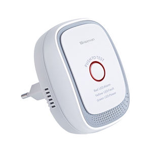 Top Venda Portátil ABS Home Gás Leakage Detection Sensor <span class=keywords><strong>Detector</strong></span> De Gás Propano com Fonte De Alimentação Da Bateria - Product Image 5