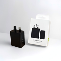 Chargeur Super Rapide 60W pour Samsung avec Prise EU/US/UK, Câble de Charge Rapide Type C pour Samsung Galaxy S25 S26 Ultra A57 A56