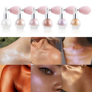 Spray de Brillo Corporal Ecológico de Larga Duración con Logotipo Personalizado, Gel en Polvo para Cabello y Cuerpo en Botella de Vidrio Acrílico - Product Image 4