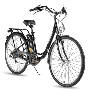Per JOYKIE <span class=keywords><strong>28</strong></span> pollici 7-Speed in lega di alluminio elettrico City Bike 36V 10.4Ah batteria al litio intelligente motore elettronico mozzo posteriore - Product Image 2