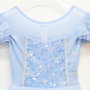 Sommerliche Elsa Prinzessin Kleider für Kinder Luxuriöse Schneeflocken Mädchenkleider 2-12 Jahre Prinzessin - Product Image 3