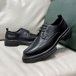 Zapatos Oxford de Vestir Casuales de PU para Hombre, de Alta Calidad, Suaves y Cómodos, Estilo Formal para Oficina y Negocios - Product Image 1