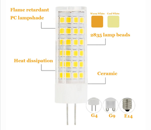 <span class=keywords><strong>G9</strong></span> dẫn bóng đèn nhấp nháy miễn phí 5.6W cao lumen SMD Ngô Ánh sáng đèn chùm sử dụng - Product Image 5