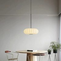 Lampe suspendue OEM Cocoon style ver à soie, design italien, LED, commande tactile, corps en fer, éclairage de salon