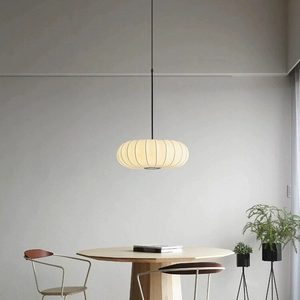 Lampe suspendue OEM <span class=keywords><strong>Cocoon</strong></span> style ver à soie, design italien, LED, commande tactile, corps en fer, éclairage de salon - Product Image 2
