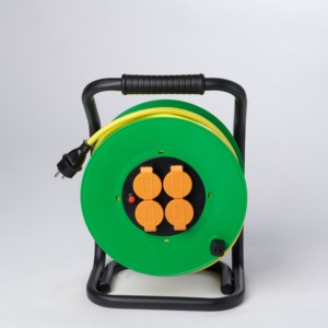 <span class=keywords><strong>Avvolgicavo</strong></span> <span class=keywords><strong>da</strong></span> <span class=keywords><strong>Giardino</strong></span> in Plastica con Presa CEE/Schuko IP44 SJTW, Cavo di Prolunga 40m, Certificato CE, Garanzia di 2 Anni, Produzione OEM ODM - Product Image 4