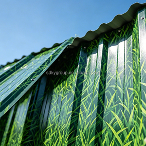 Lastre <span class=keywords><strong>in</strong></span> Acciaio Zincato Quadrate Leggere e Facili da Installare, Utilizzate per Tetti, Pareti e Rinforzo del Calcestruzzo di Capannoni - Product Image 5