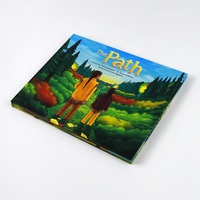 Livre pour enfants à couverture rigide, format paysage, impression de haute qualité, couleurs vives, papier couché, reliure cousue, MOQ 1000 pièces