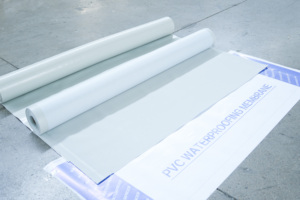 PVC <b>Sheet</b> <b>Waterproof</b> Roofing Membrane for Commercial and Residential Buildings 1.2mm 1.5mm - Product Image 2