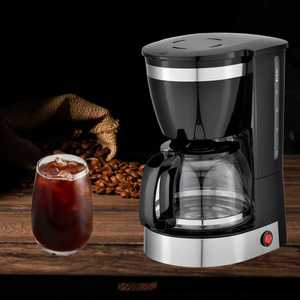 Cafetière à Gouttes Électrique Mini en <span class=keywords><strong>Plastique</strong></span> Écologique Pratique et Facile à Utiliser Machine à Café Familiale 1,25L 10 Tasses - Product Image 4