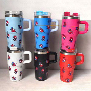 Mini Kids Tumbler Portable Cute Cartoon Insulated Water Bottle Stainless Steel Insulated Drink Cup for Children and Students - Product Image 2