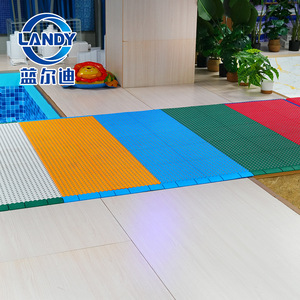 Tapis de sol antidérapant en mousse PVC Landy, rectangulaire, couleur personnalisée, antidérapant pour la zone de piscine - Product Image 4