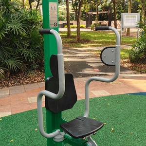 Équipement de <span class=keywords><strong>fitness</strong></span> portable écologique pour exercices aérobiques en plein air, en acier tubulaire carré, hydraulique, GYX-H05 - Product Image 1
