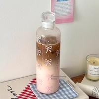 Nouvelle Tasse à Eau Portable Anti-Chute de Style Japonais Minimaliste et Simple, Résistante aux Hautes Températures, Haut de Gamme pour Fille