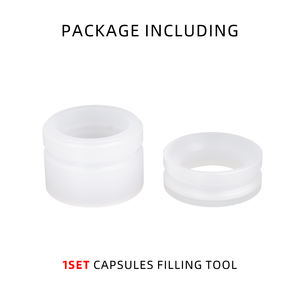 1SET Outil de remplissage de capsules de café Support de remplissage et d'étanchéité Matériau PP Accessoires de café - Product Image 2