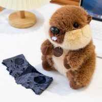 Peluche courte style gilet Marmot mendiant, célèbre sur internet, en coton PP, idéale pour machine à griffes, cadeau parfait 8-13
