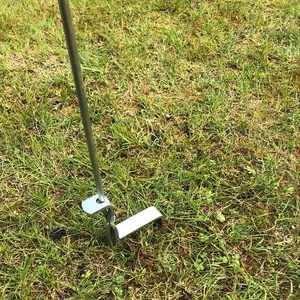 Có thể sạc lại điện polywire Pigtail hàng rào bài cho trang trại và vườn an ninh bền khung kim loại cho chăn nuôi bảo vệ - Product Image 4