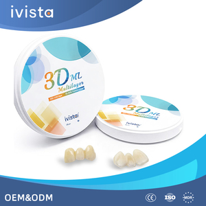 Bloc de zircone dentaire IVISTA 3D-ML de haute qualité, transmission 43%-46%, résistance à la flexion 900-1200MPa, pour soins dentaires - Product Image 4