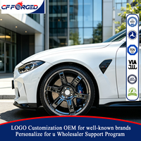 Harga Pabrik Velg Forged Alloy Chrome Poles TE37 Style 5 Spoke 19 20 Inch 5x112 Monoblock Cekung untuk BMW M4 G82