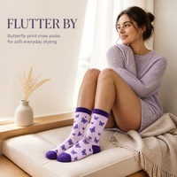 Chaussettes à motifs tendance, chaussettes ras du cou avec bordures contrastées, chaussettes décontractées à revers côtelé pour hommes et femmes