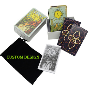 कस्टम अलग-अलग भाषाएं टैरो कार्ड डेक फैक्टरी ओएम मूल टैरो कार्ड मुद्रित डिविनेशन कार्ड को शुद्ध करता है - Product Image 2