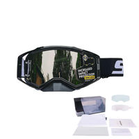 Gafas de Motocross Americanas Listas para Enviar, Gafas Deportivas a Prueba de Viento Halley con Caja de Exhibición