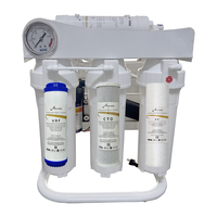 Système de filtration d'eau électrique pour toute la maison sous l'évier, filtration en 5 étapes, surveillance du TDS, fonction d'eau chaude, débit de 50 GPD