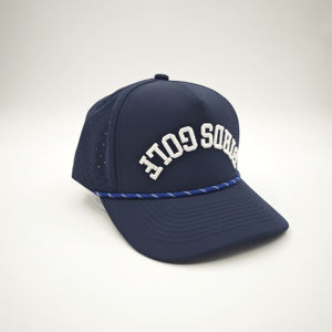 Personalized Waterproof Embroidery Logo Laser Cut Hole Perforated 5 <b>Panel</b> Unisex Sporty Adjustable Leopard Dobby Fruit Golf Hats - Product Image 1