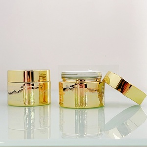 Prix bas, vente en gros en Chine, emballage en lot de 30g, 50g, 60g, flacon pour soins de la peau, pots de crème pour le visage en or et en argent - Product Image 3