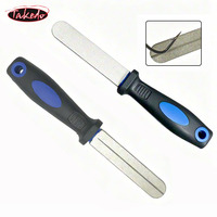TAKEDO 150MM 40G Affûteur de hameçons diamanté, outil de ponçage pour accessoires de pêche, lime à hameçons double taille